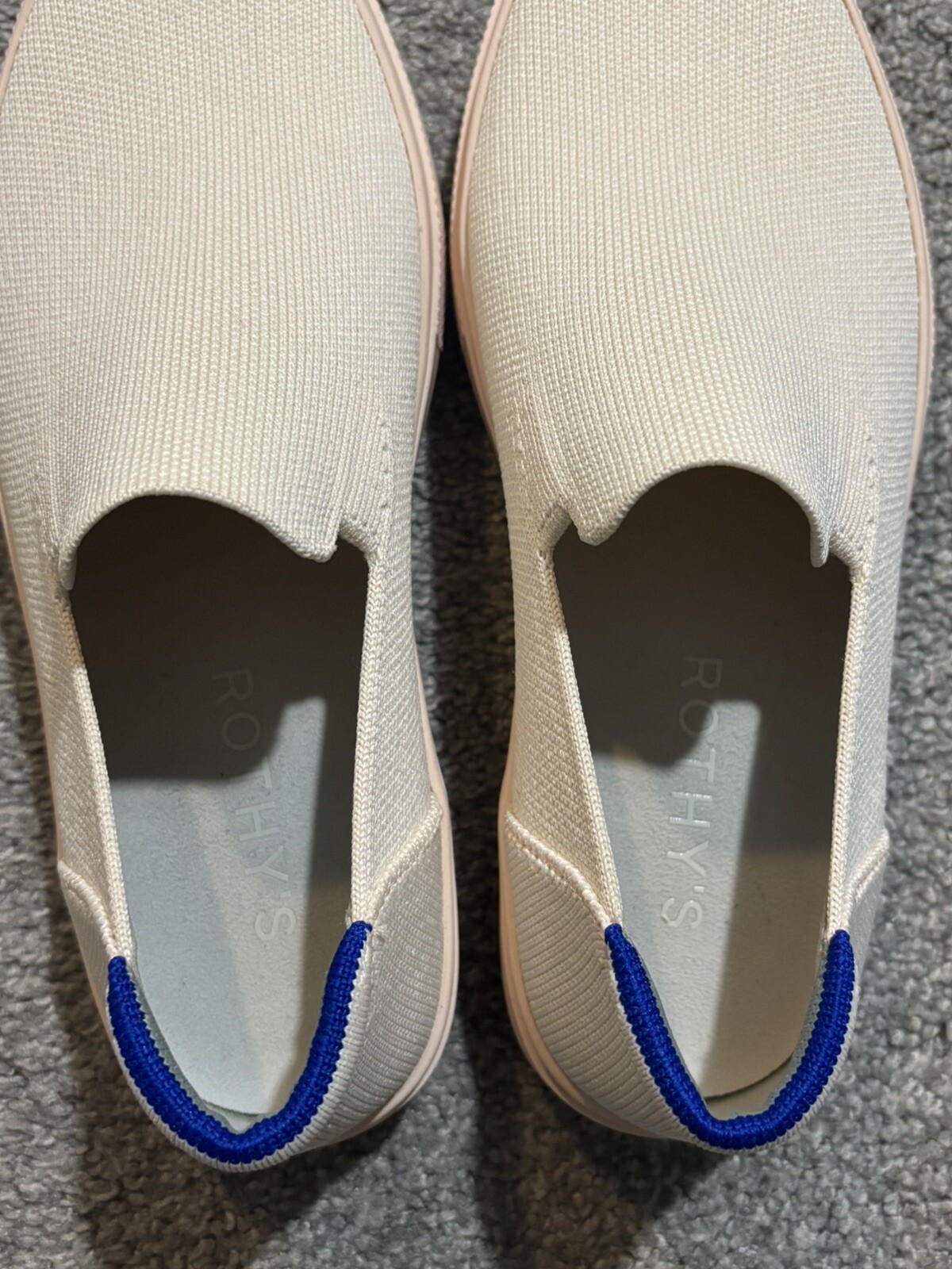 Rothy’s The City Slip On Sneakers Pink Women’s Size 9 Shoes NWOT