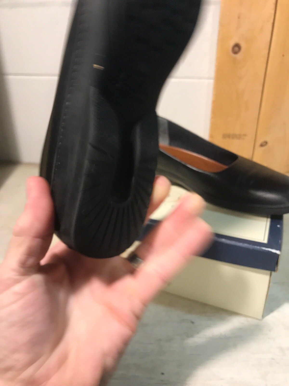 Women’s Size 8 Black Leather Shoes Activewear Life Stride Studio