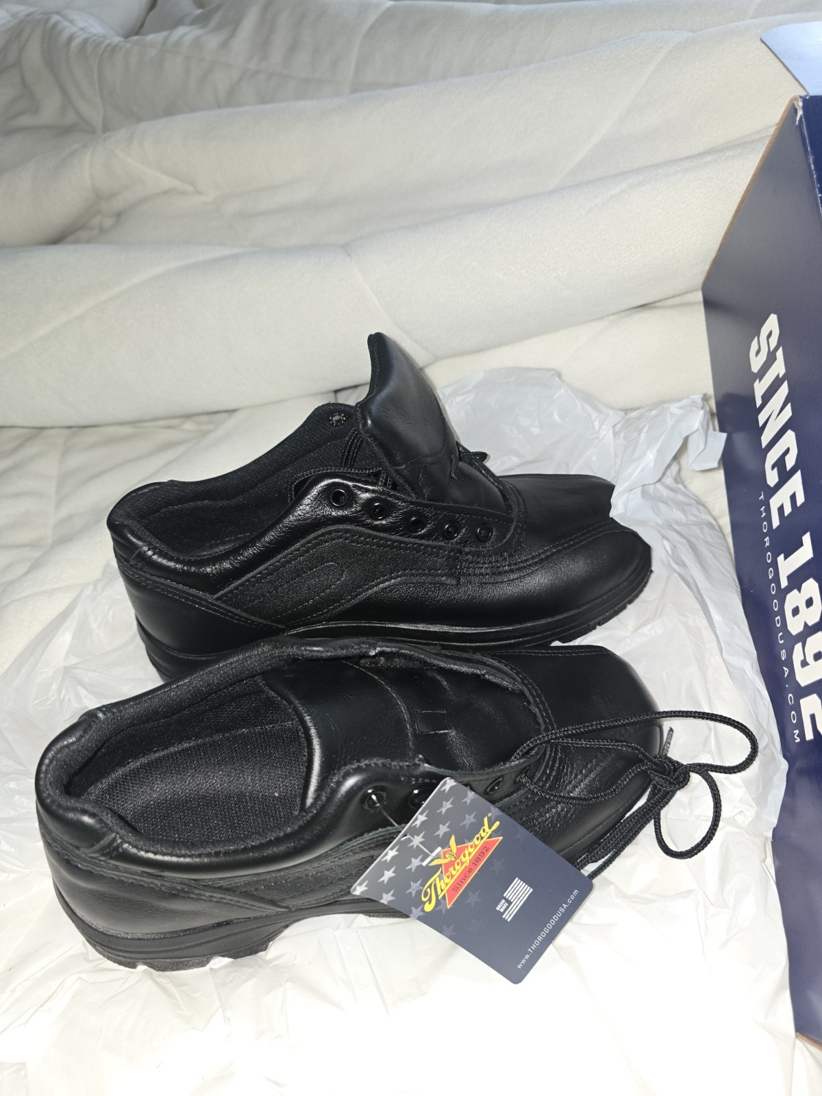 THOROGOOD SOFT STREETS™ SERIES WOMEN’S DOUBLE TRACK OXFORD Work Shoes Size 8 NEW