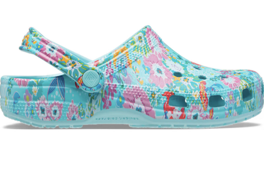 CROCS CLASSIC DISNEY X VERA BRADLEY LITTLE MERMAID CLOG SIZE: M4W6