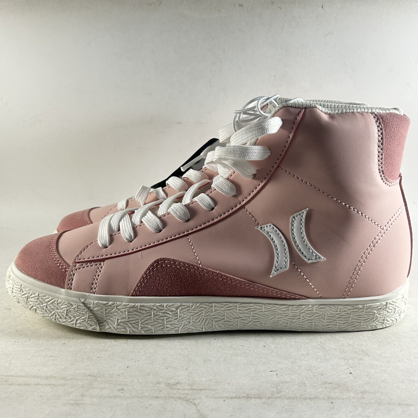 Hurley High Top Shoes Lace Up Sneakers Pink Size 8 M