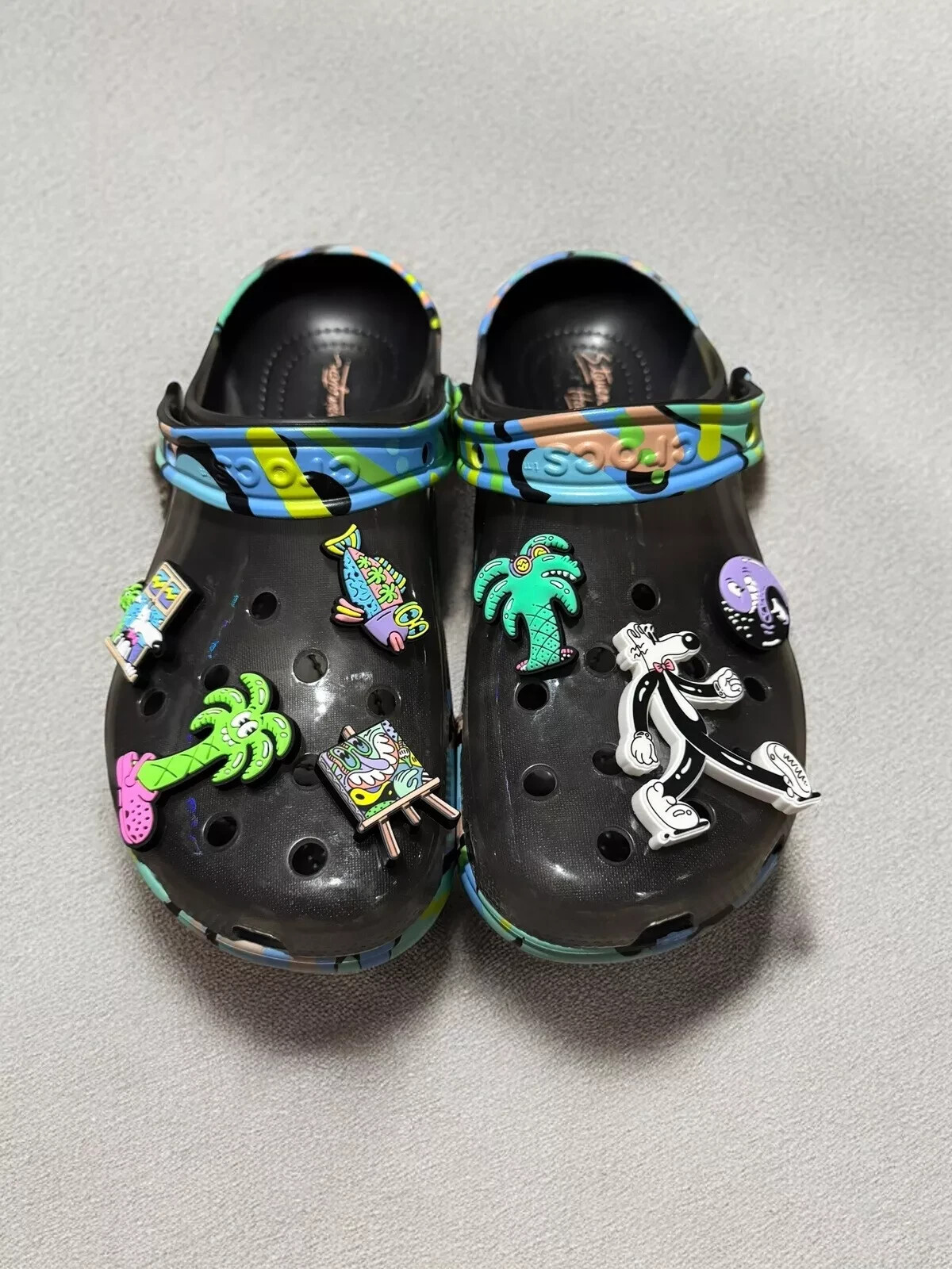 Steven Harrington Translucent Crocs Women’s Size 7