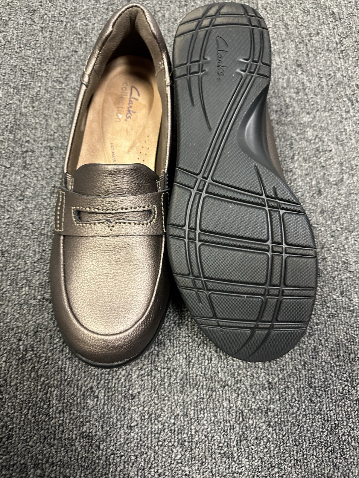 Women’s Clark’s Collection Shoes 9M New Gold Tone