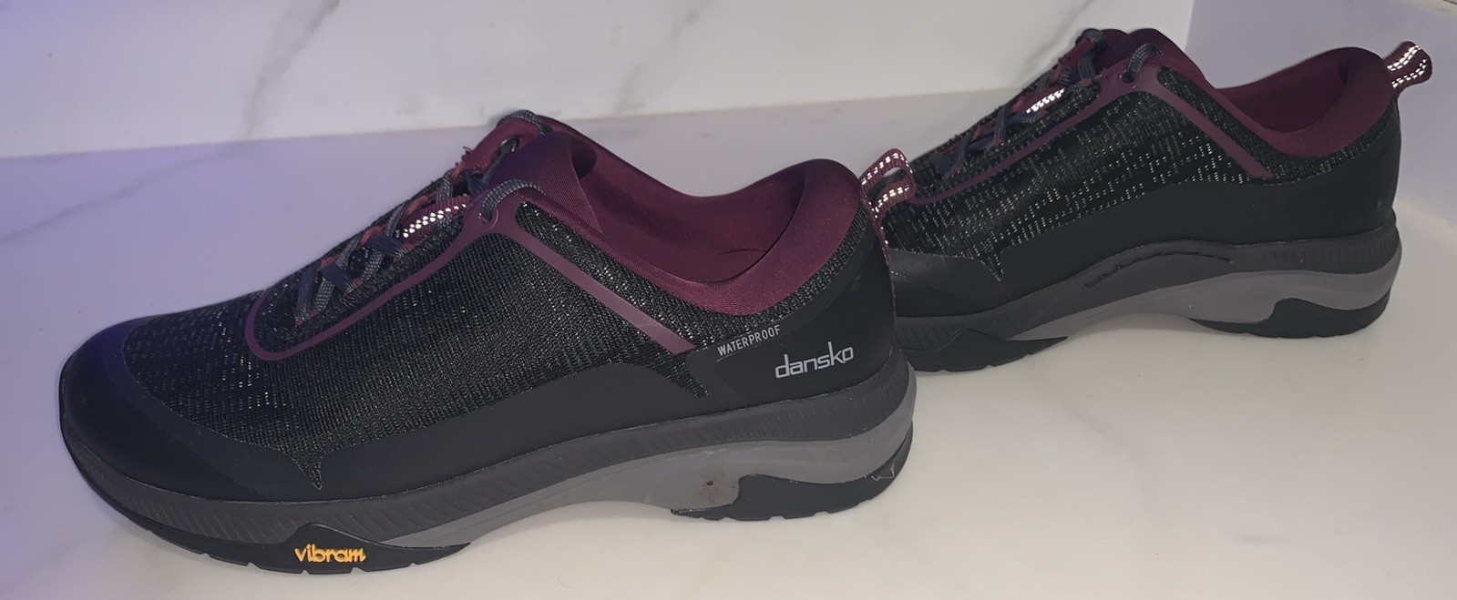 Dansko Waterproof Vibram 8 38 Makayla Black Mesh Sneaker Walking Arch 4715470240