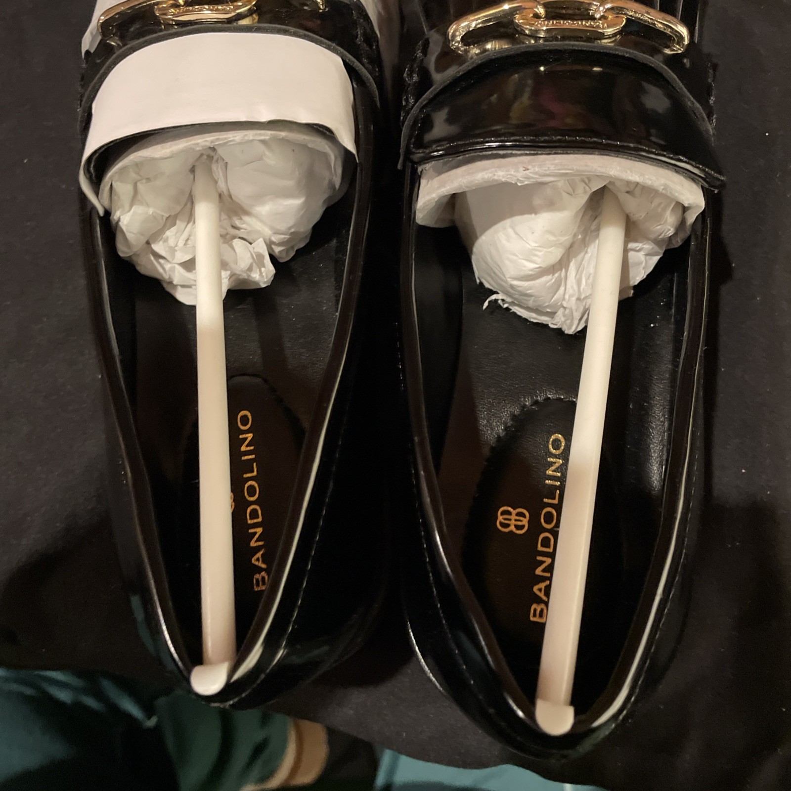 Bandolino Florida Lug Loafer in Black Peacock Brand NEW Women’s Sz 7 M