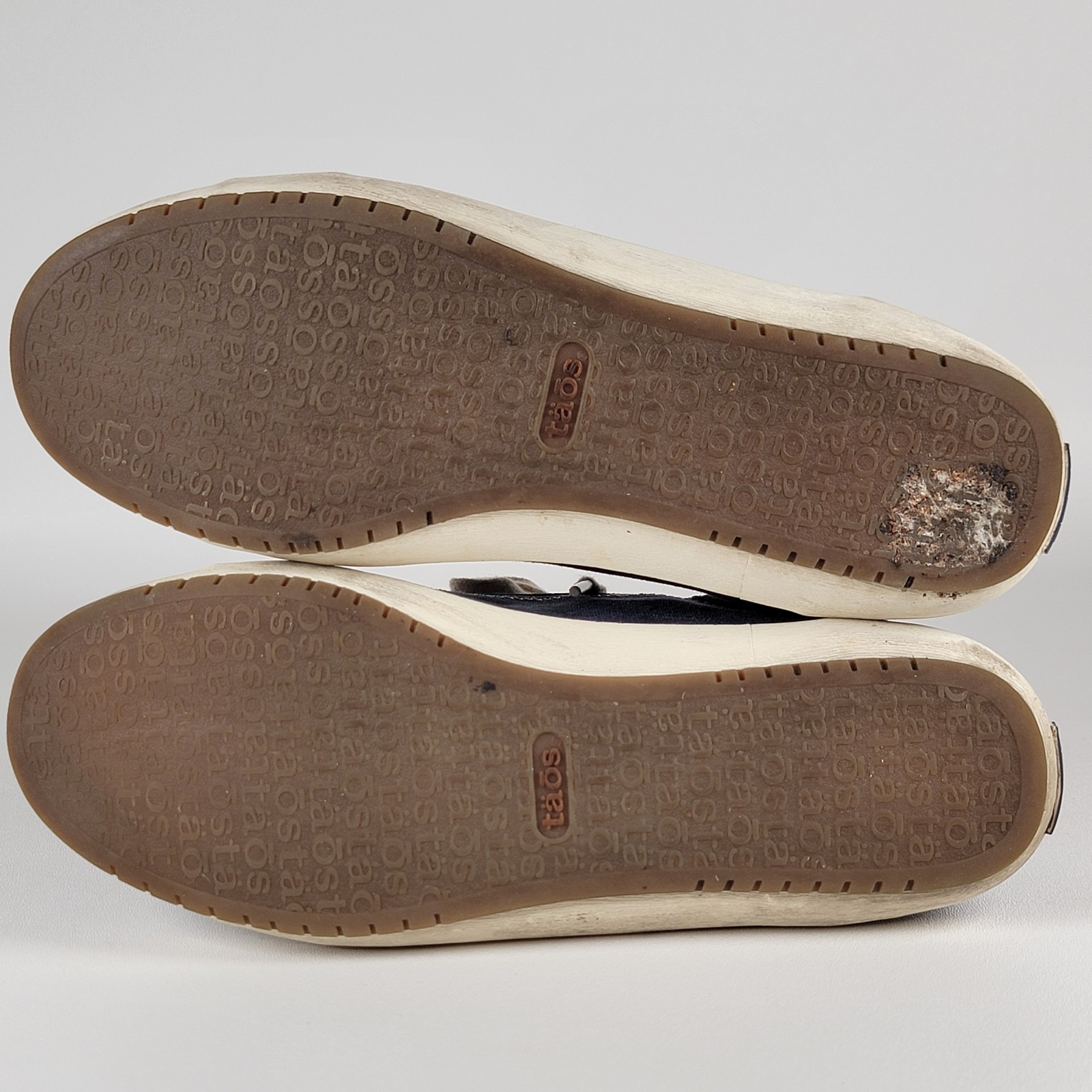 Taos Star Washed Blue Canvas Low Top Sneaker Flats Women’s US 8 W