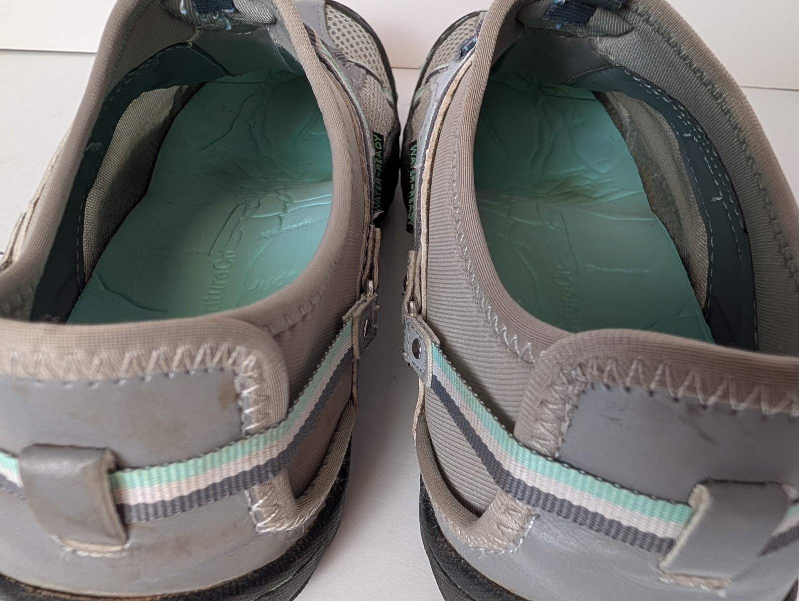 Jambu JBU Jsport J41 Women’s Water Ready Gray Teal Outdoor Shoes 7.5M