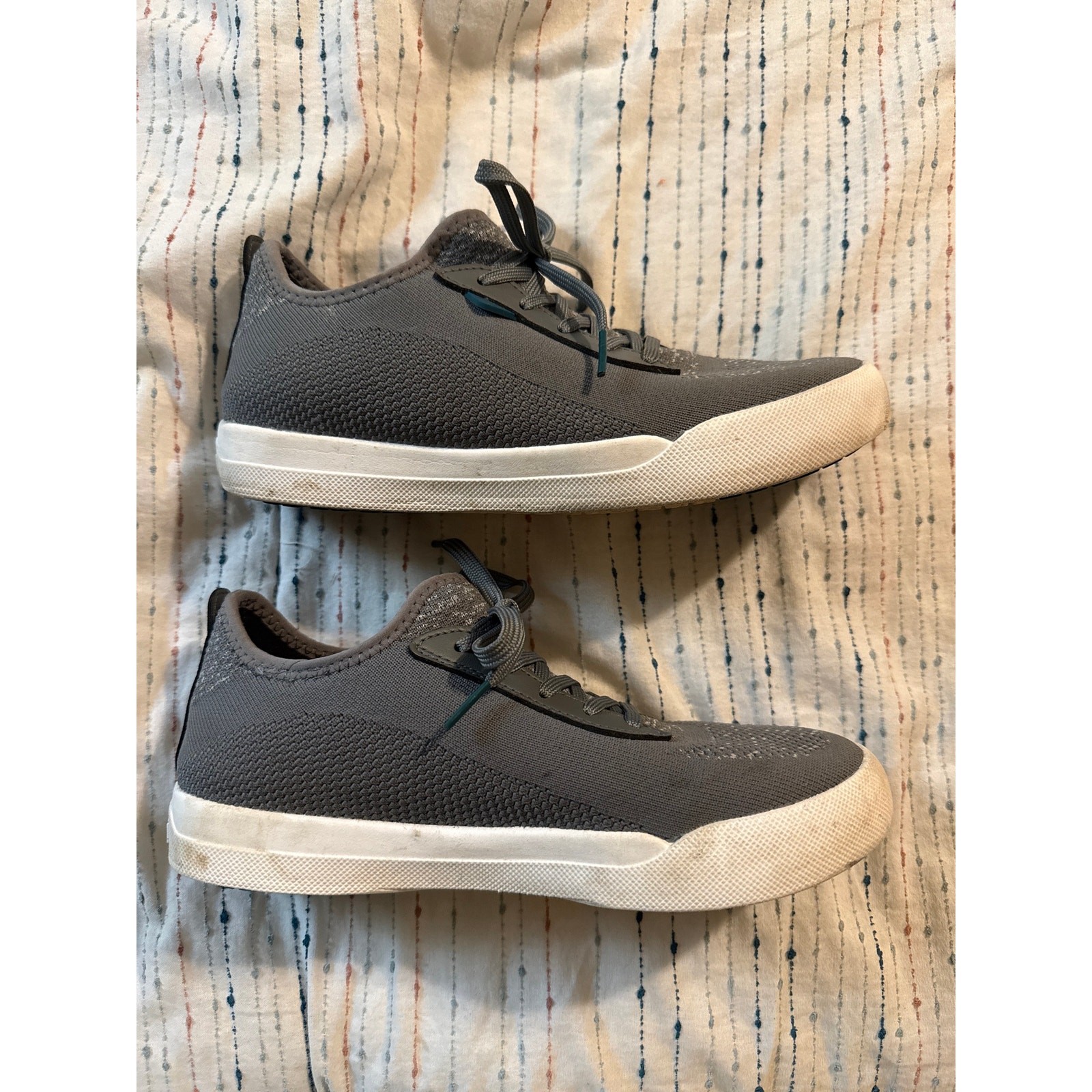 Vessi Weekend Classic Sneaker Concrete Grey Women’s Size 8 Waterproof