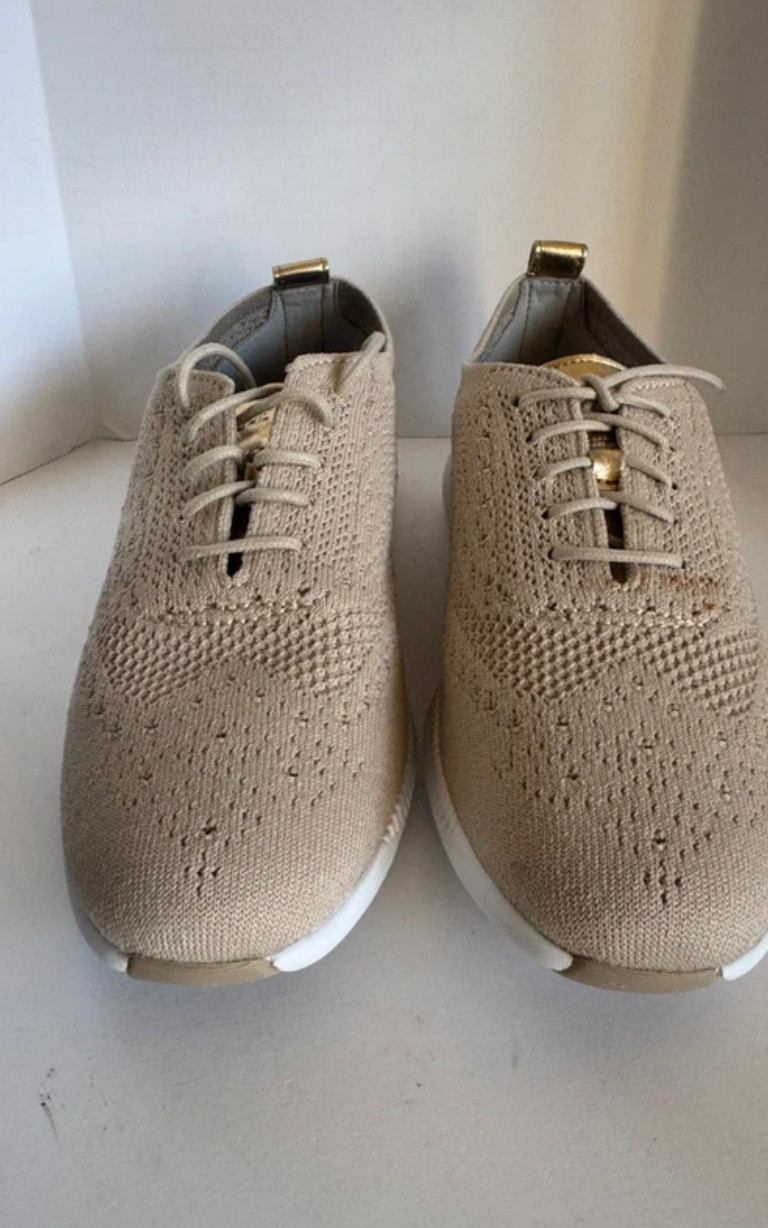 Cole Haan women’s tan lace up sneakers size 7