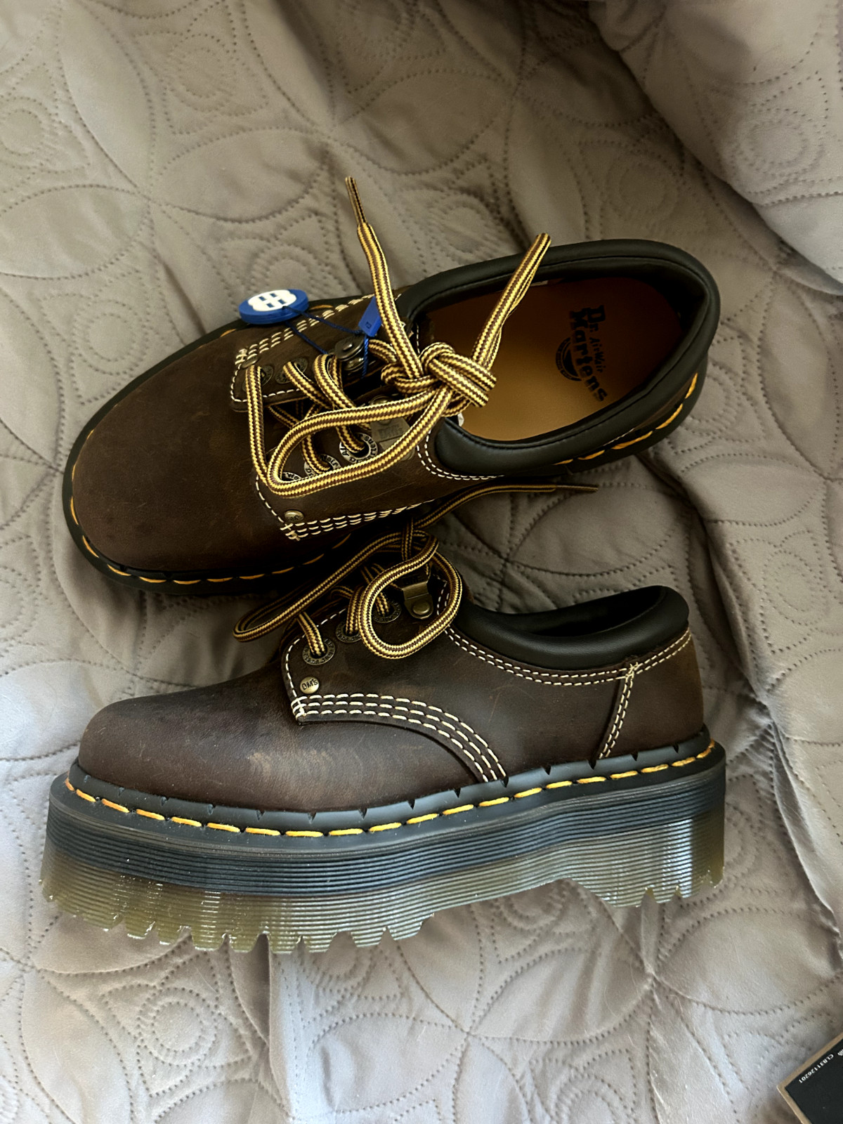 NEW shoes doc martins Crazy horse 8053 4i Quad Unisex Size 5