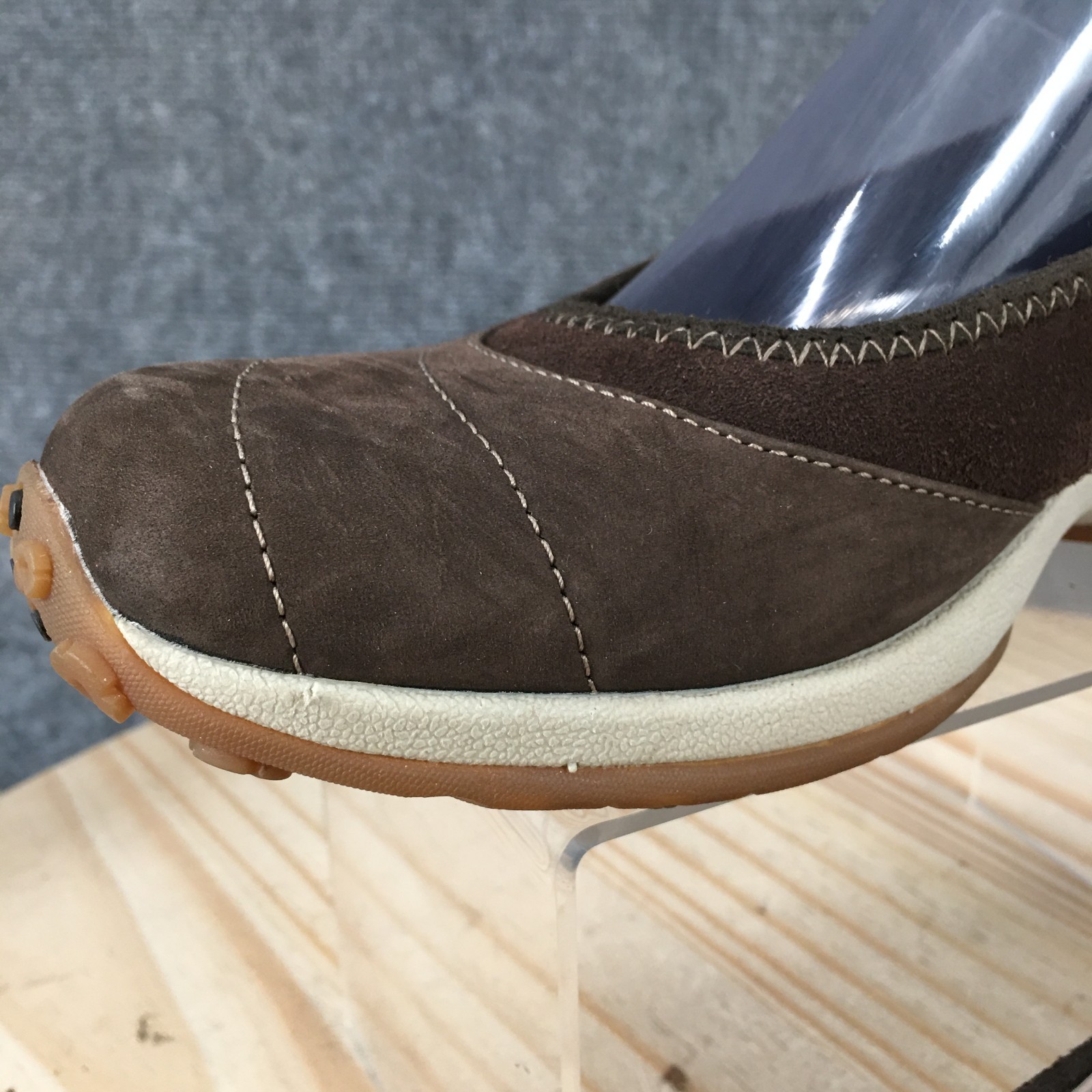 Timberland Shoes Womens 8.5 Ballet Flats Slip On Round Toe Casual Leather Brown