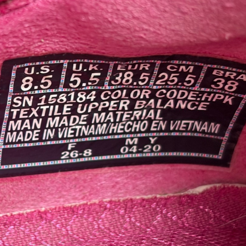 Skechers Seager Knit Womens Size 8.5 Pink Casual Walking Slip On Shoes Sneakers