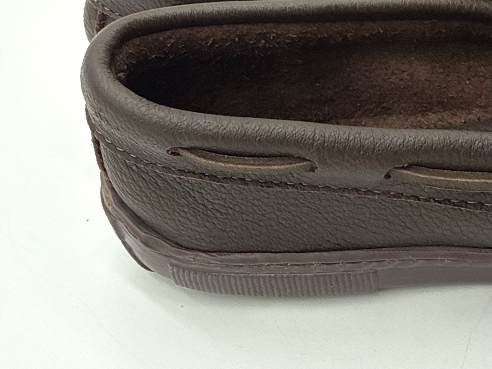 Minnetonka Brown Espresso Hardsole Moccasins 492 Size 8.5 – EUC