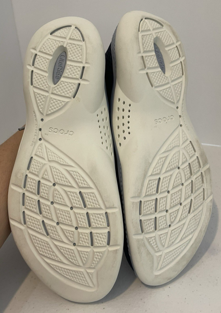 Crocs LiteRide Womens Size 9 206705 Two Tone Blue