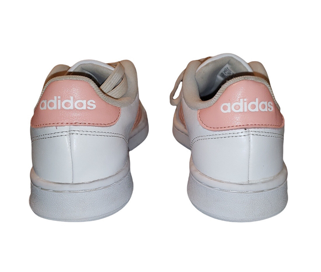 adidas Grand Court Sneaker Pink White Sneakers Women’s Size 9