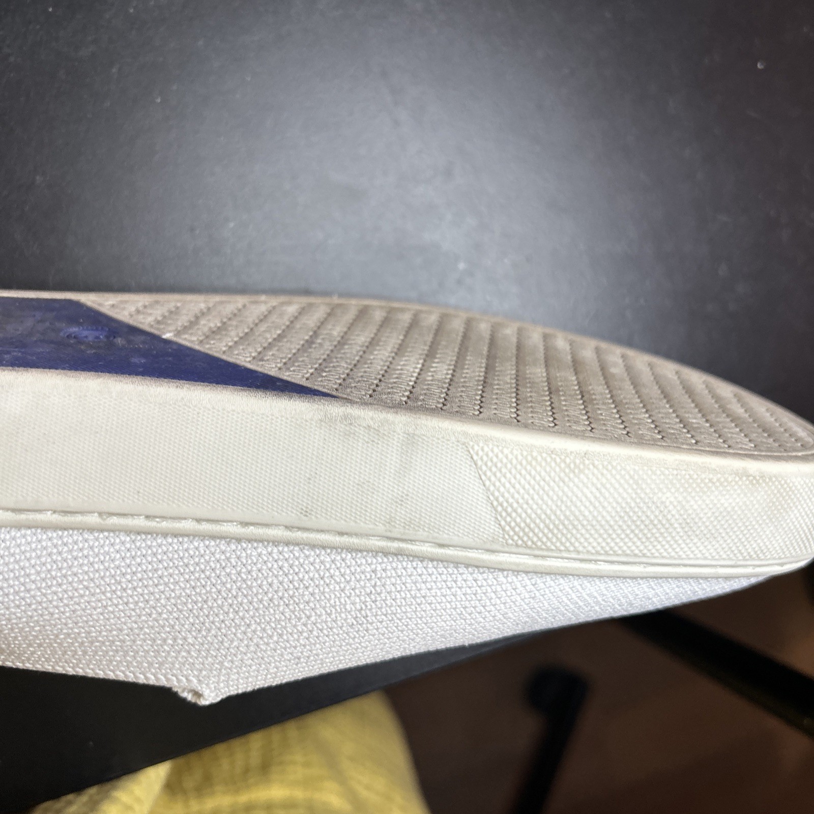 Rothy’s The Original Womens Size 9.5 White Casual Walking Slip On Shoes Sneakers