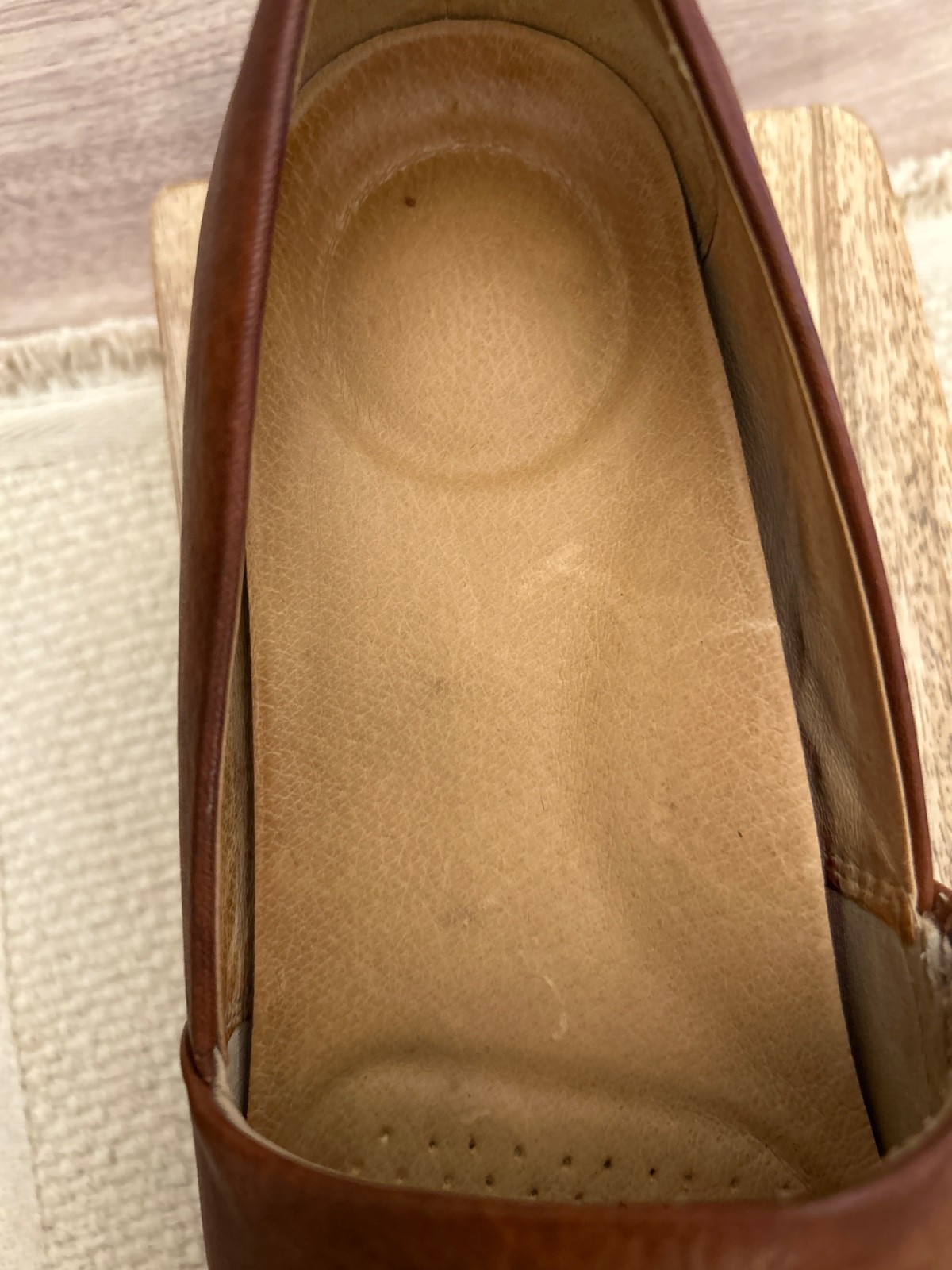 Dansko Larissa Saddle Brown Slip-on Flat Comfort&Support Shoe Size 37/US 6.5-7
