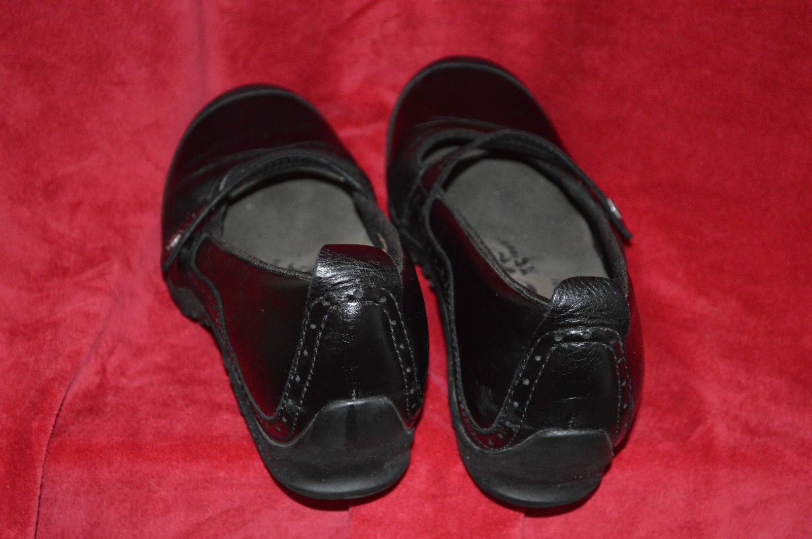 WOMEN’S MERRELL BLACK LEATHER PLAZA BANDEAU PERFORMANCE MARY JANES 7.5