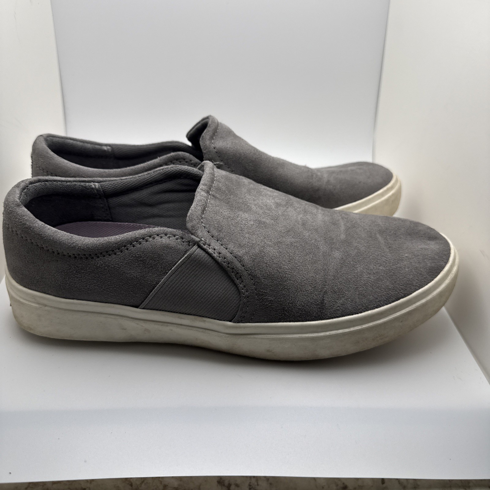 Dr. Scholls Shoes Be Free Nova Gray Fabric Casual Comfort Slip On Womens Size 6