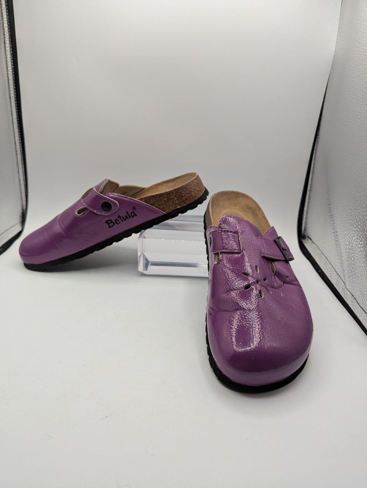 Birkenstock Betula Rasberry Slip On Clogs Size 41 US Women’s 10 Flower