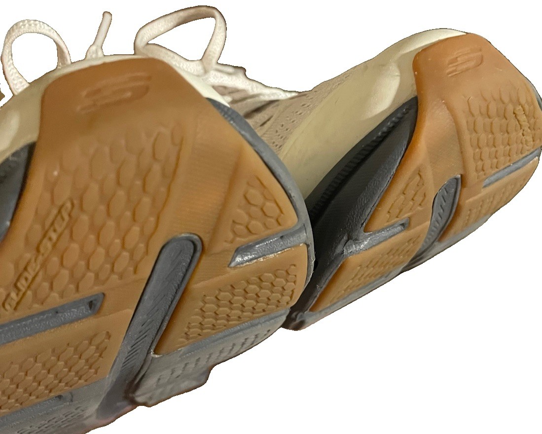 Skechers Womens Glide Step Altus Hands Free Slip Ins Natural/Grey Size 8.5