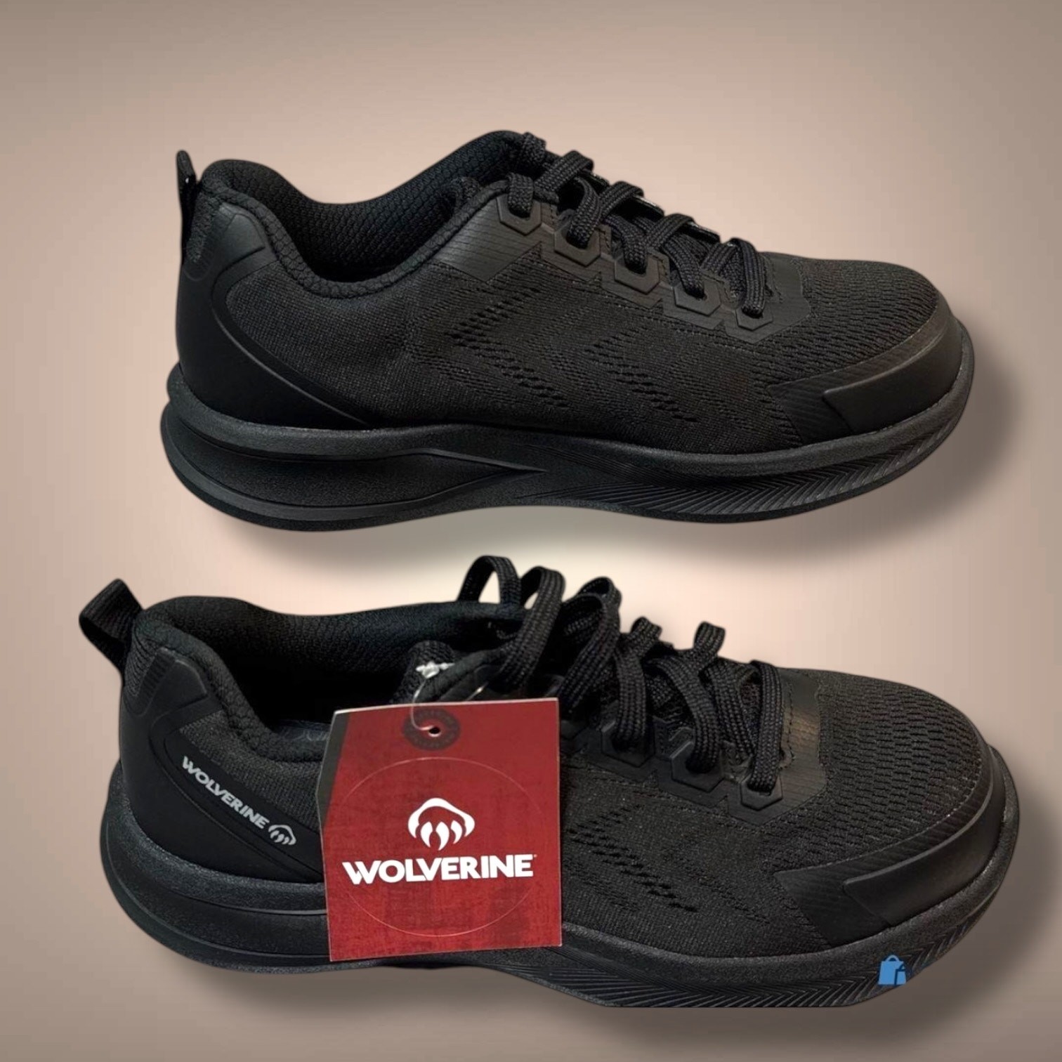 NIB Women’s 9.5 WOLVERINE Bolt DuraShocks Knit CarbonMax Work Shoes