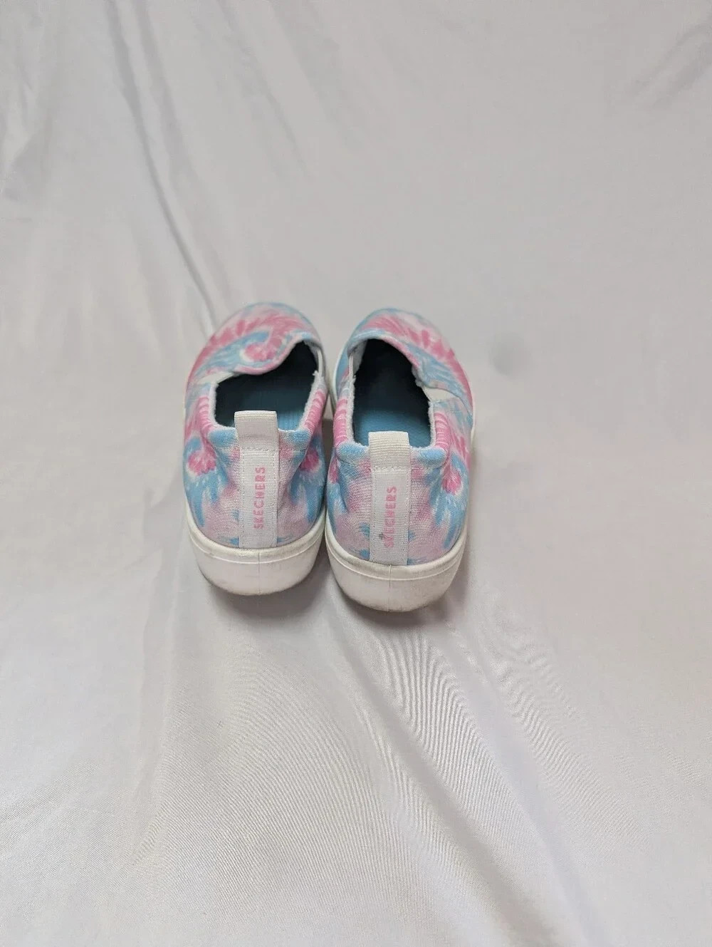 Skechers Blue Pink Tie-dye Slip On Comfort Shoes Women’s Size 10