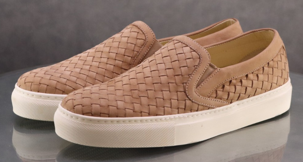 M. Gemi The Cerchio $250 Unisex Loafers Shoes Sz Men 8-8.5 Women 10.5 Hand Woven