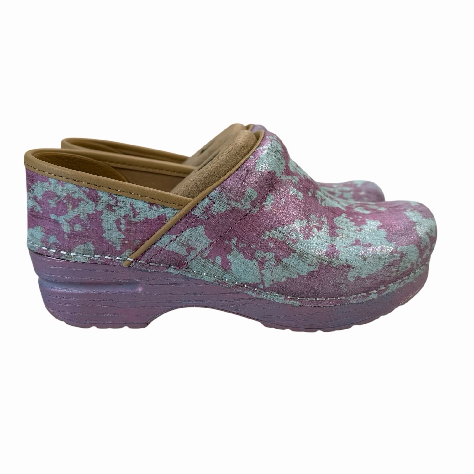 Dansko Pro Iridescent Candy Sky Clogs Women’s Sizes 37 – 39 EU Wide