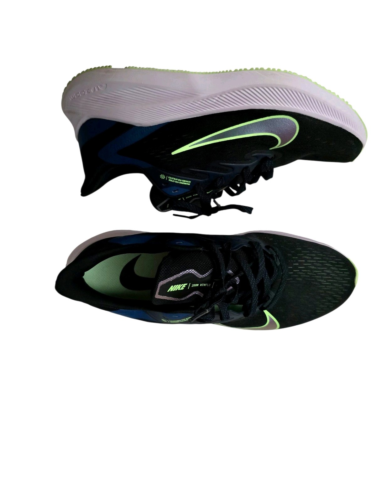 Size 11 – Nike Zoom Winflo 7 Women’s Black/Vapor Green CJ0302 003