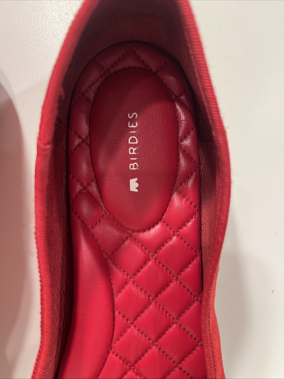 BIRDIES women’s Hummingbird Ballet Flats Red Size 11 See Description