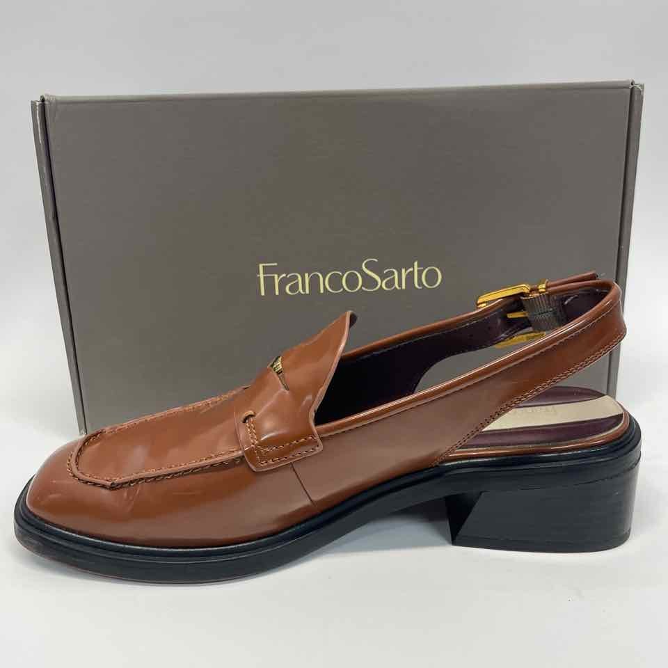 Franco Sarto Size 8.5 Women’s Brown Solid Mules Shoes