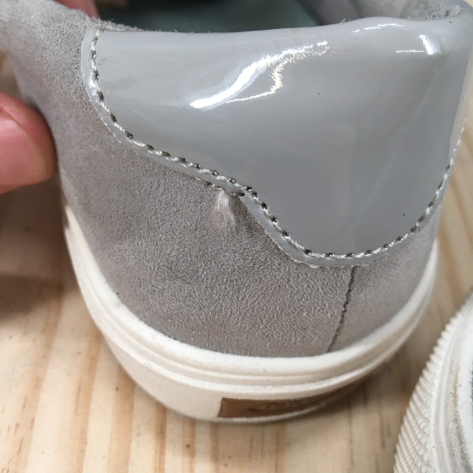 Dr Scholls Shoes Womens 7.5 W Nova Slip On Sneakers Gray Comfort Round Toe Low