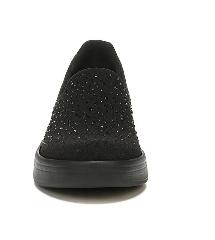 New Bzees Women’s Easy Going Bright Washable Slip-On Shoes Black Variety Sizes