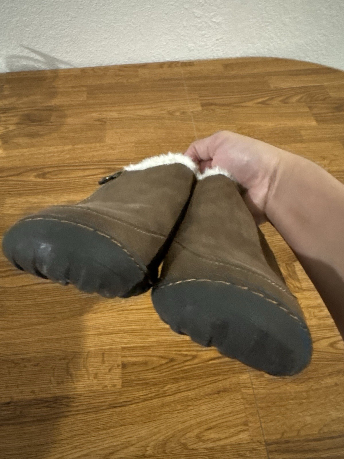 JSport by Jambu Eleno Brown Faux Fur Lined Slip On Shoes Women’s Size 9 M