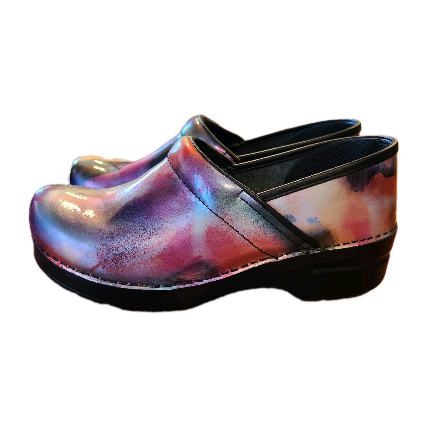 Dansko Professional Women Clog Size 40 Nursing Work Multi-Color
