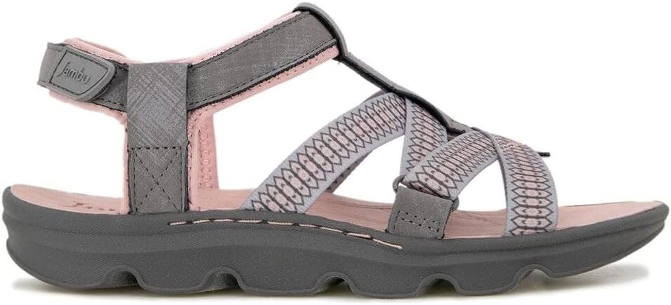 NWT Jsport by Jambu Water Ready Sandal Shoe Size 10 Gray Pink $59 1SH46