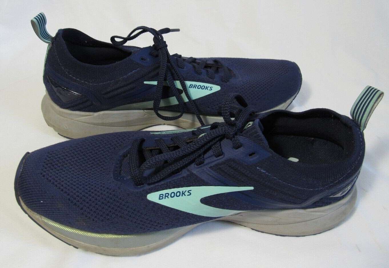 Brooks Ricochet 3 Blue DNA AMP Womens Running Sneaker Shoes Size 9B EUC
