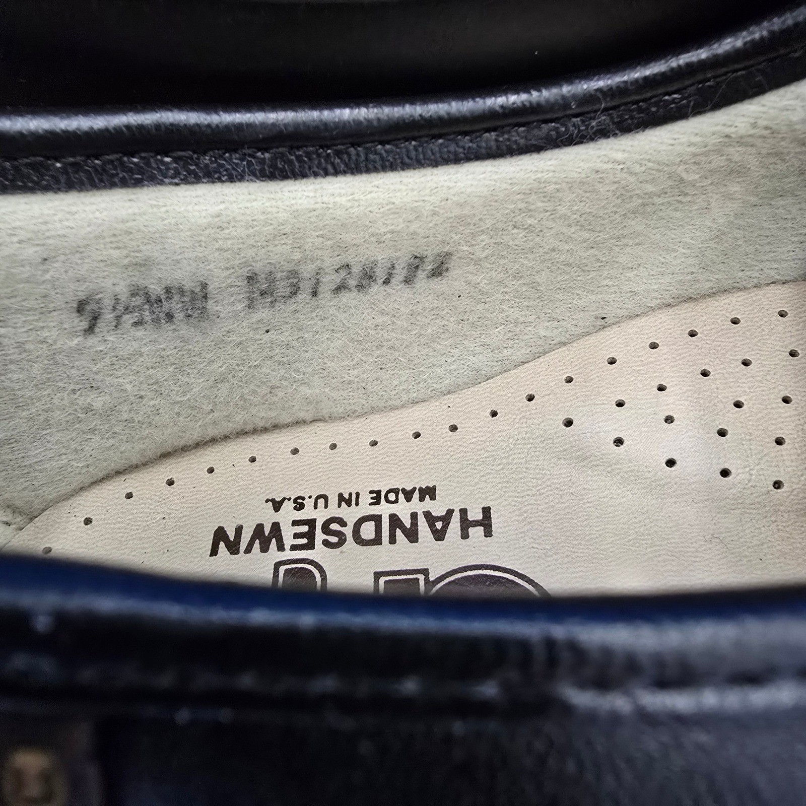 SAS Handsewn Genuine Leather Black Comfort Oxford Shoes Women’s NWOB 9.5WW