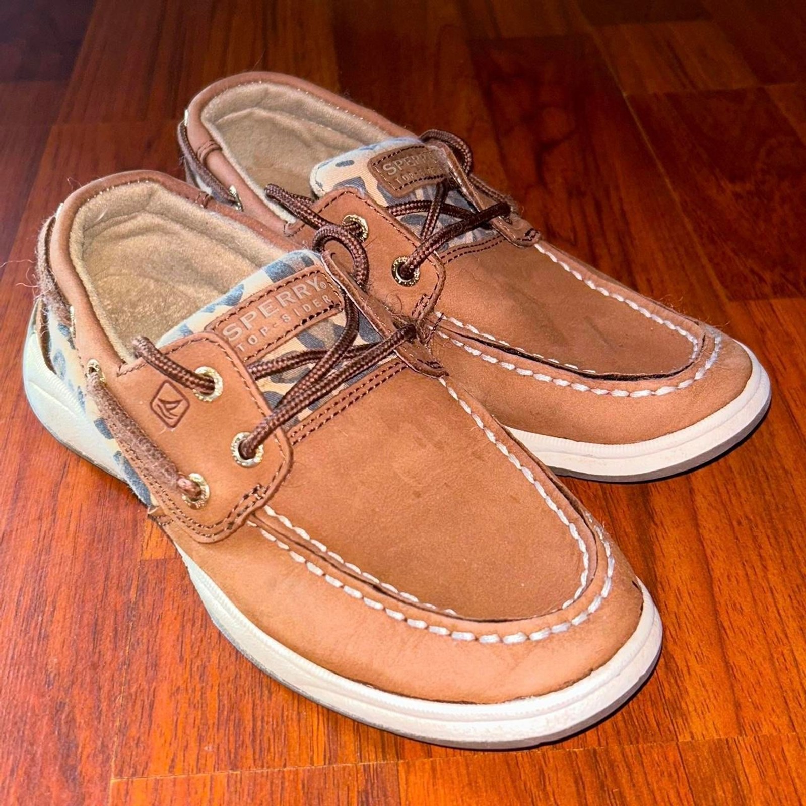 Sperry Women’s Brown and Tan Boat-shoes