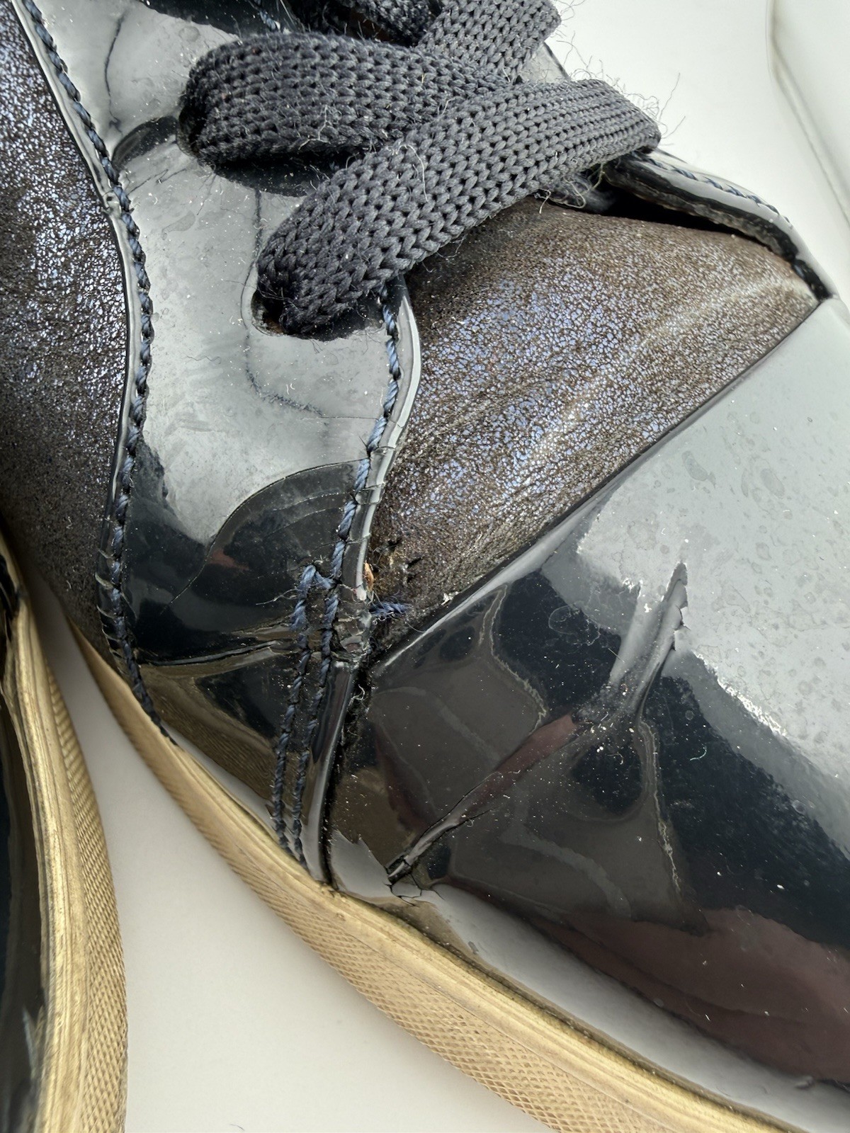Bally Janette Black Leather Sneaker Women’s US 9M, EU 39.5