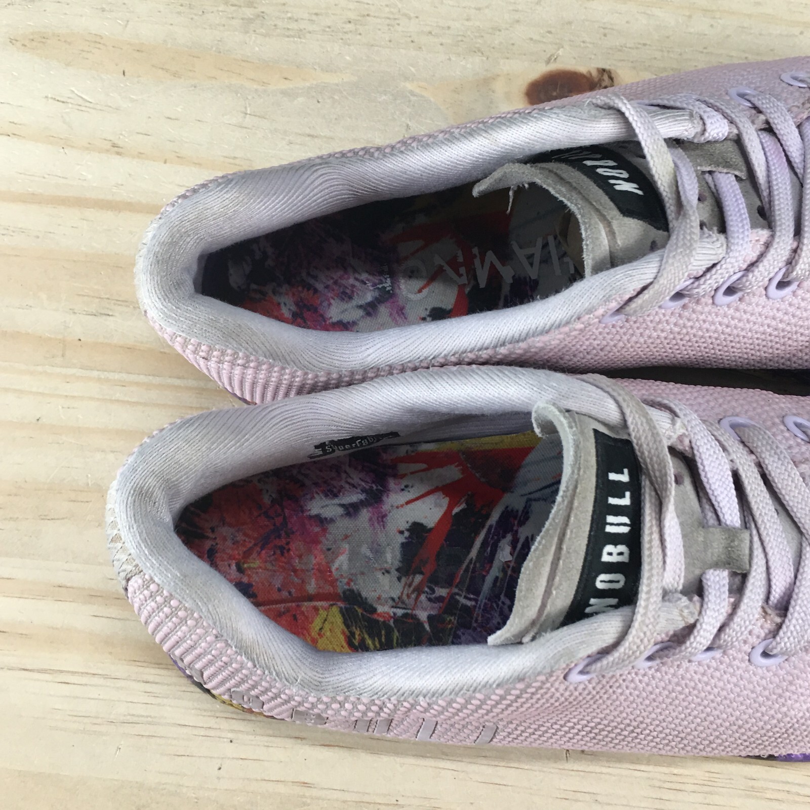 Nobull Shoes Womens 8 Training Sneakers Pink Mesh Lace Up Comfort Casual Sports