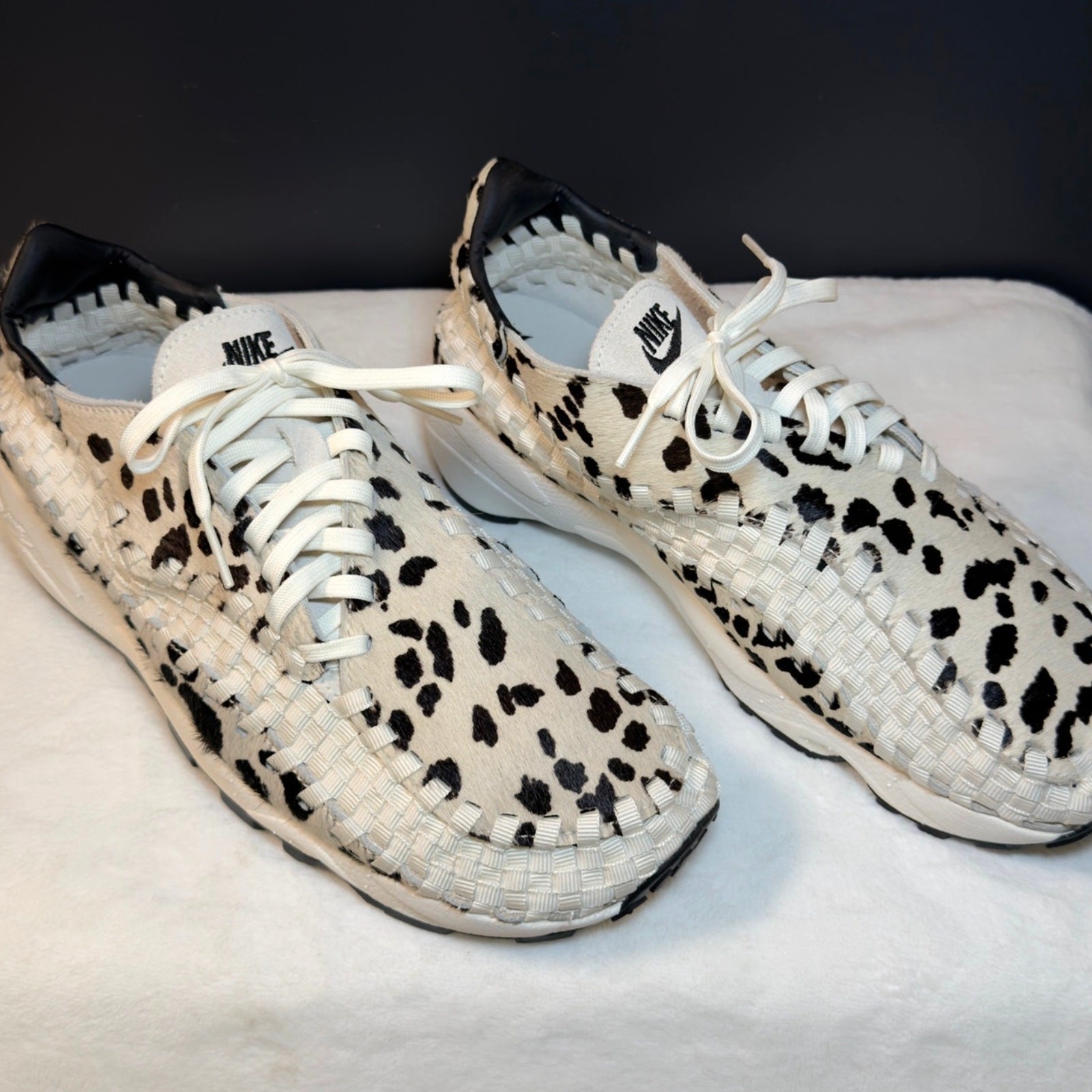 Nike WMNS Air Footscape Woven “White Cow Print” – FB1959-102 | 10.5W