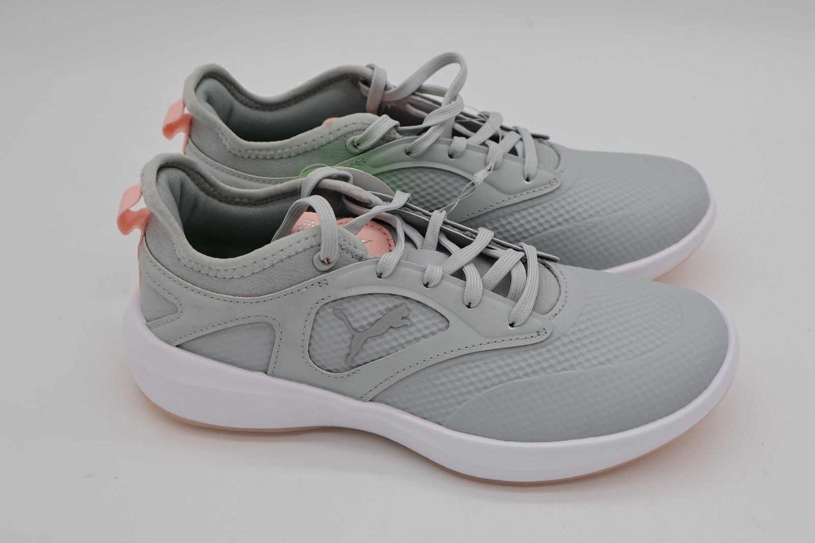 Puma Ignite Malibu Women’s Golf Shoes Size 6 Running Gray White Lace-Up Sneakers