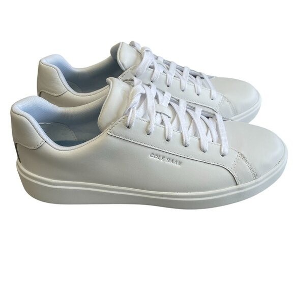 NEW Cole Haan Women’s 9B Grand Crosscourt II Sneakers White Leather Casual Shoes