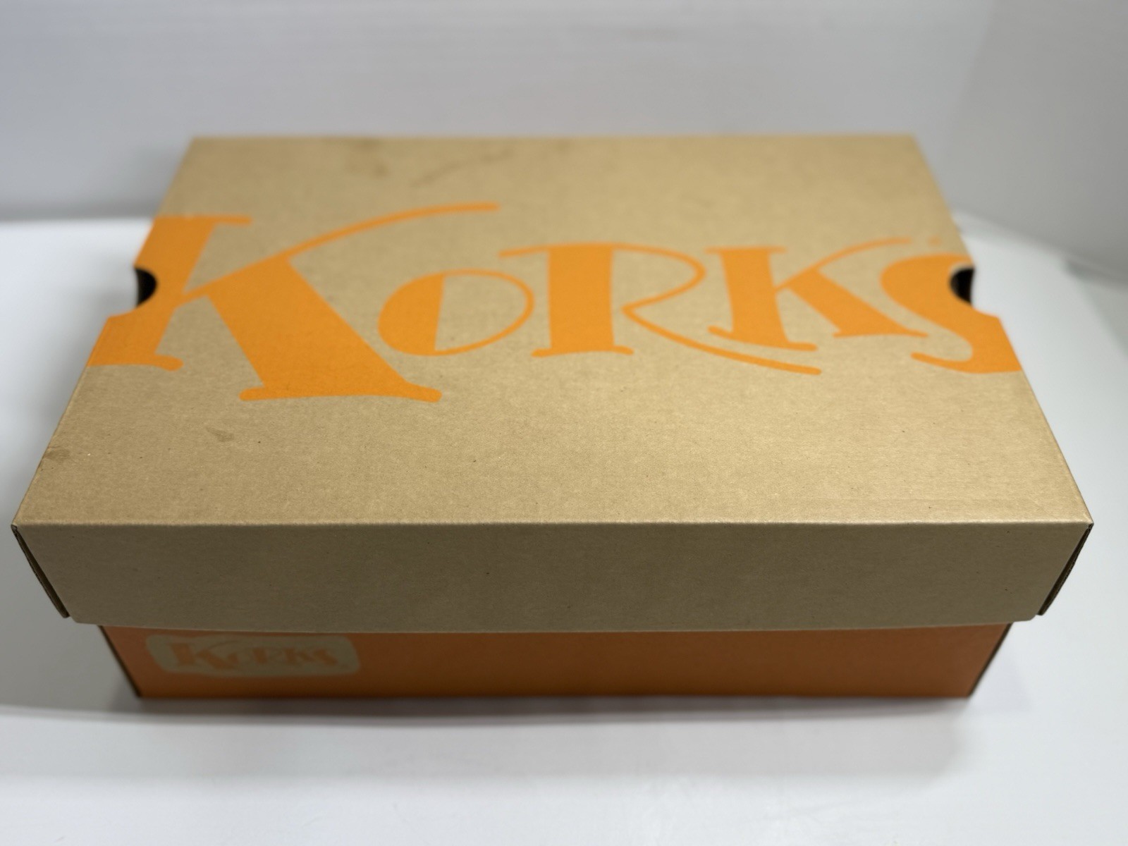 Korks by Kork Ease Size 9M Nile Tan Fuzz Lined Mule Slide Slippers Tan Black NIB