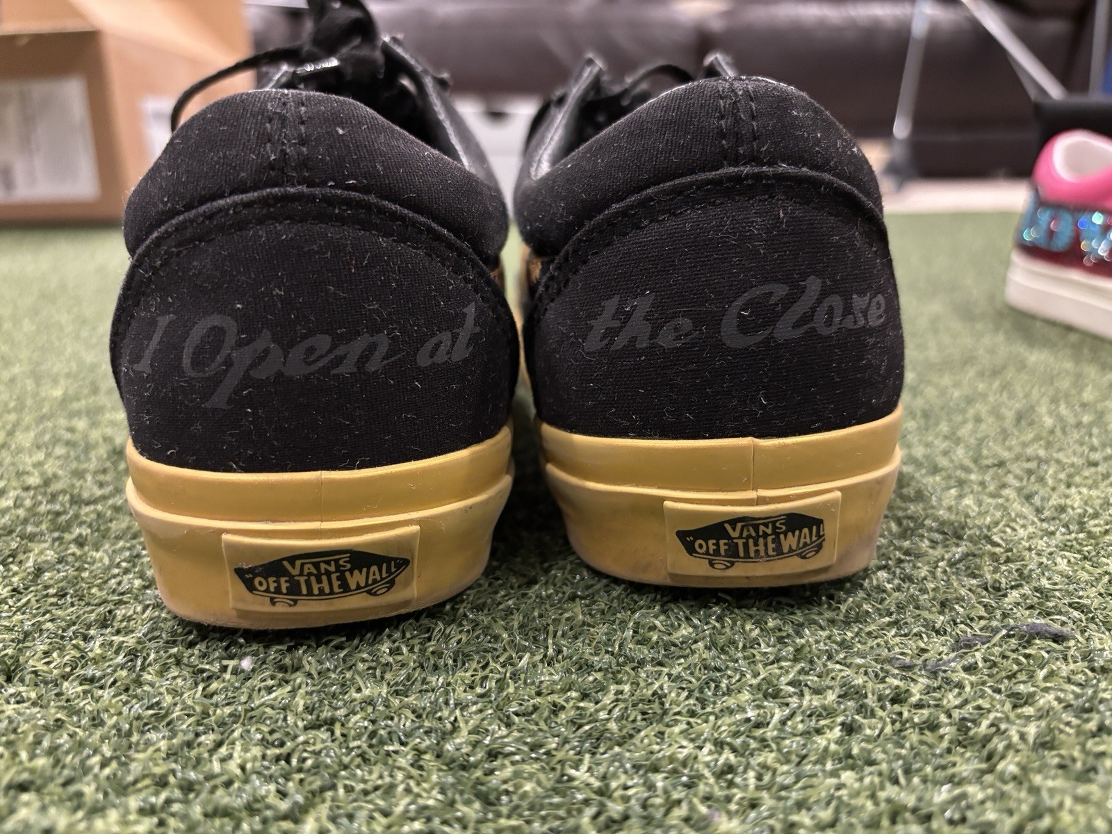 Vans Old Skool Harry Potter Golden Snitch sneakers Black GoldMen’s 5.5 Women’s 7