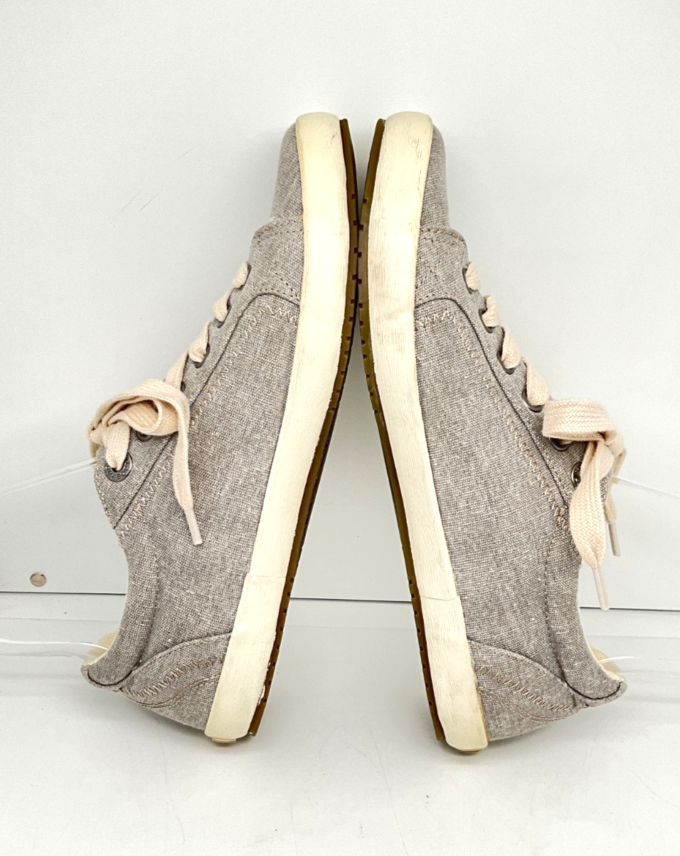 Taos STAR Gray Wash Canvas Athletic Casual Sneakers Women’s Shoes Size 7.5 EU38