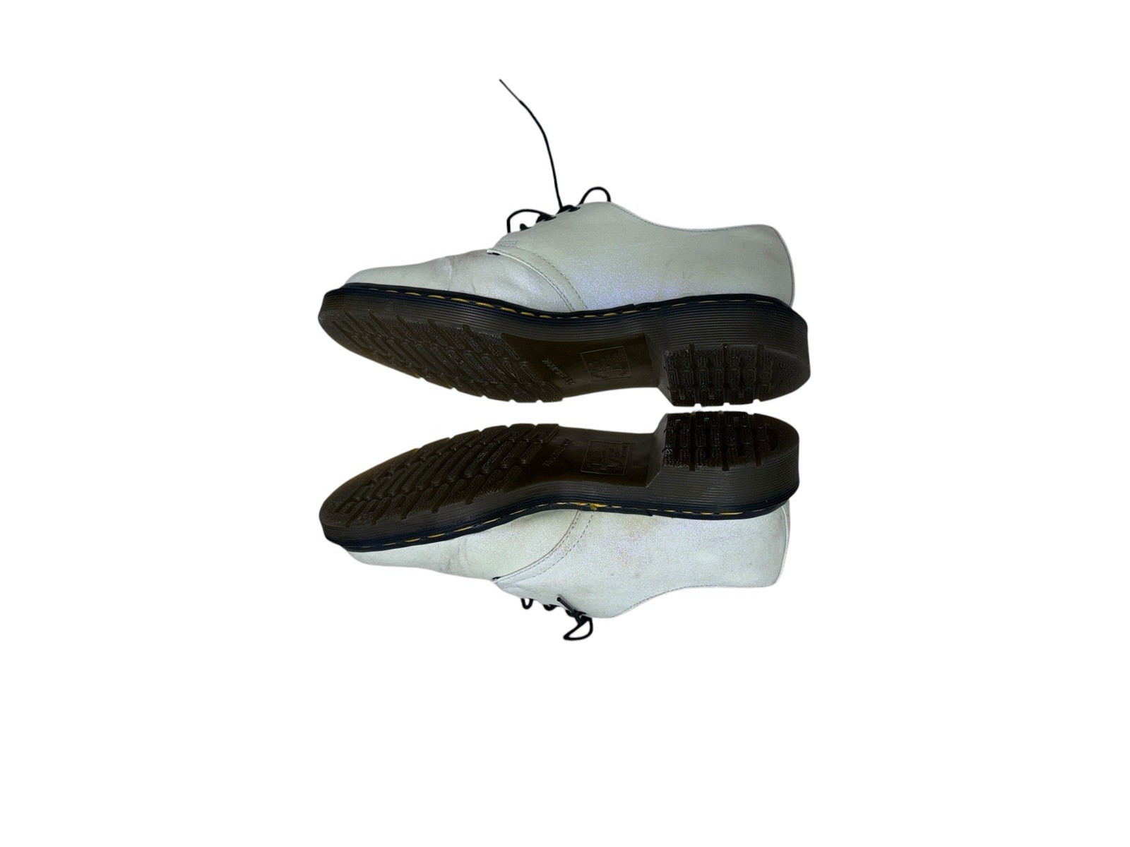 Dr. Martens 1461 GLTR Women’s US 8 White Iridescent Glitter Leather Oxfords