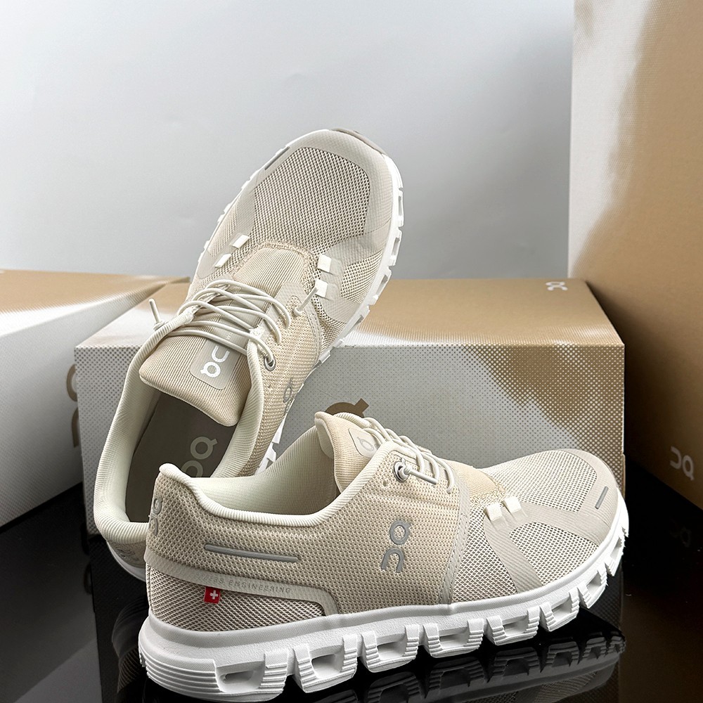 ON Cloud 6 Women’s Running Shoes Pearl/White US Sizes 6-9.5 Sneakers